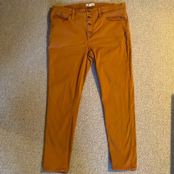 Madewell ankle rust color pant - Picture 2 of 11
